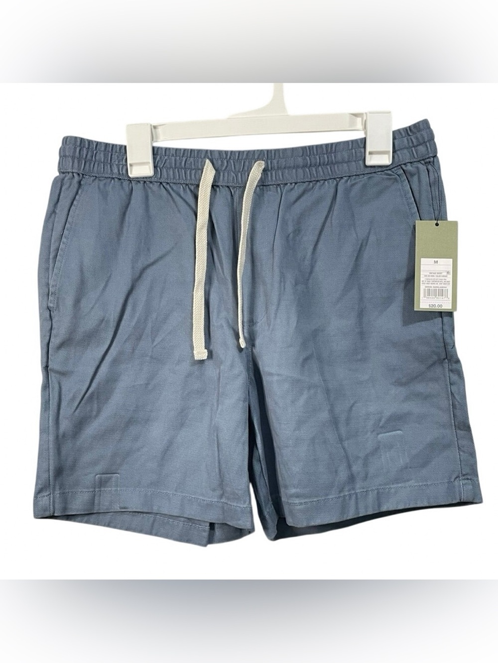 Goodfellow & Co Blue Drawstring Flat Front Men's Shorts